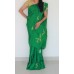 Green puresilk handwork saree